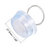 sourcing map Rubber Sink Plug, Drain Stopper Clear Blue Fit