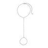 Silver Ring Hand Chain slave bracelet, Hand Jewelry bracelet for