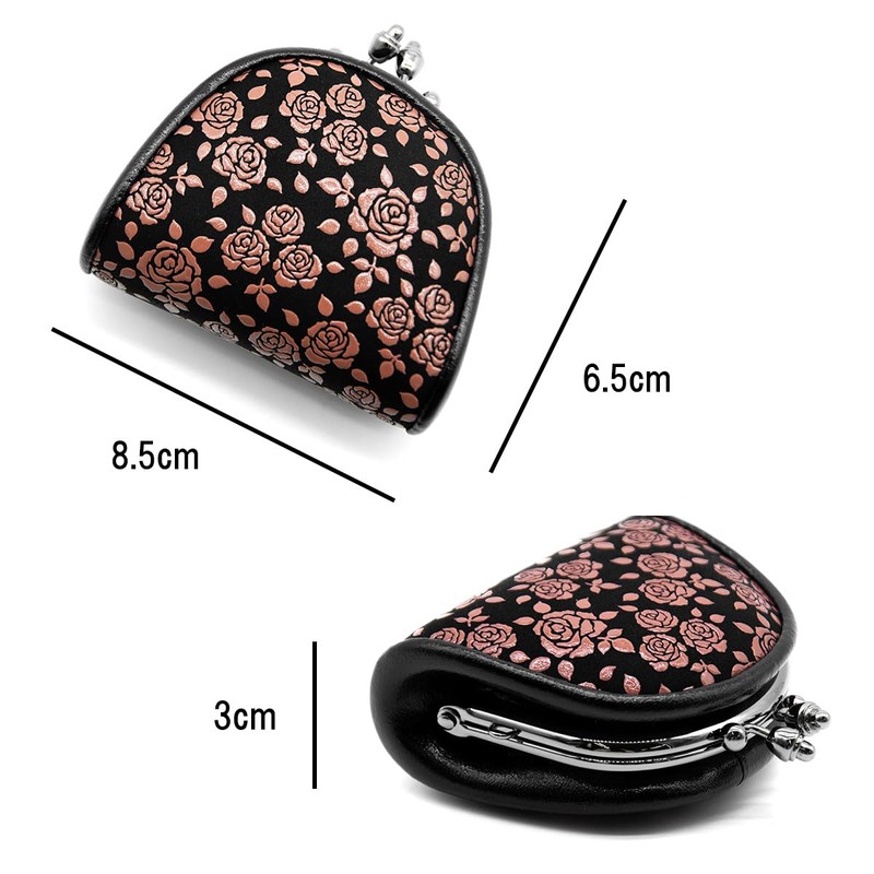 Indenya Inden Coin Purse, Coin Case, Deer Leather, Lacquer, Crafts