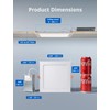 Vtuik 2 Pack 8 Inch Square LED Recessed Ceiling Light