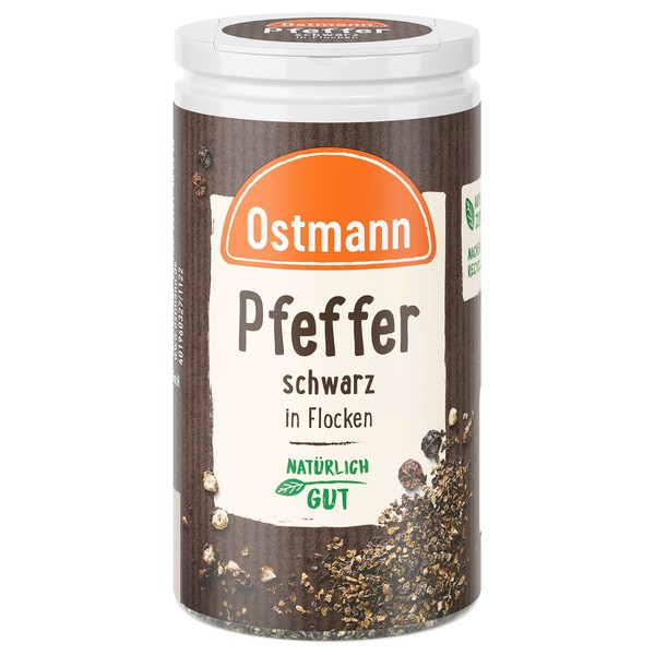 Ostmann Spices - Black Pepper Flakes | Coarse Pepper for