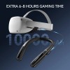 NEWDERY 10000mAh Neck BatteryPower Bank for Meta Quest 3/2,VR Oculus
