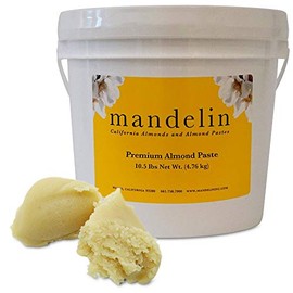 Mandelin Premium Almond Paste 66% Almonds, 34% Sugar (10.5lb)
