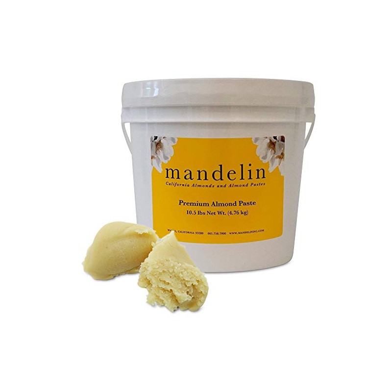 Mandelin Premium Almond Paste 66% Almonds, 34% Sugar (10.5lb)