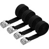 URAQT Tie Down Straps, 4 Pack Heavy Duty Tensioning Belts,
