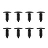 Hlyjoon 100pcs Black Nylon Rivet Clips Universal Car Door/Fender/Bumper Rivets