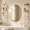 3 Tier White Floating Wall Vanity Shelf with 8 Crystal