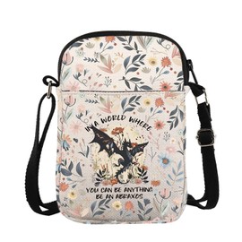 Abraxos Wildflower Cross Body Bag Abraxos Dragon Lover Gift TOG Messenger Bag TOG SJM Bookish Shoulder Bag (Abraxos CB)