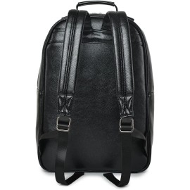 3D Lion Backpack Designer Vegan Leather Rivets Black Gold Large Unique New