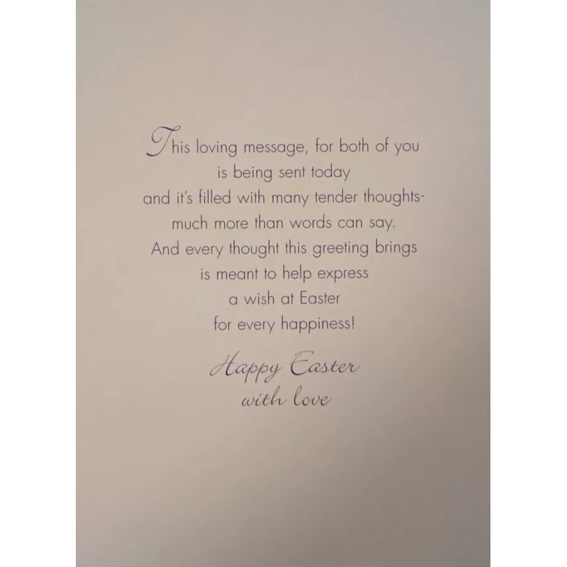 Robinson Cards Easter Card For Mom And Dad - E3