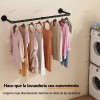 Banna Set de 2 Barras Ropa Industrial de Pared con