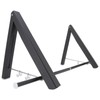 Retractable Clothes Rack Black Foldable Design Aluminium Wall Mounted Clothes