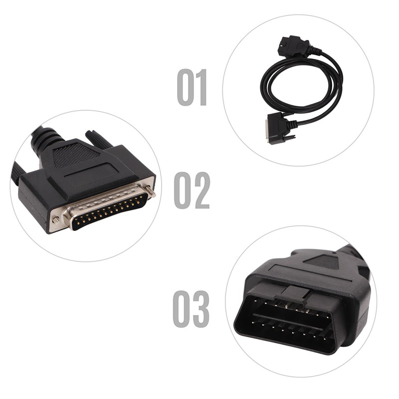 12V OBD2 Scanner Cable 05‑0012 OBDII Code Reader Diagnostic Scan