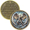 St Michael Challenge Coin, 1.57" Zinc Alloy with Protective Case