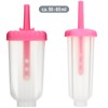 com-four® 2 x Ice Cream Moulds for 12 Servings of