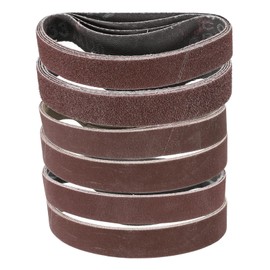 sourcing map 24pcs 0.75 x 12" Sanding Belts 4pcs Each of 80/120/240/400/800/1000 Grit Flush Joint Belt Sander Paper for Metal Woodworking Automotive Repair