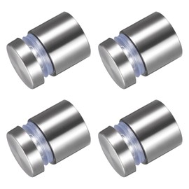 METALLIXITY Sign Spacer Screws (19 x 25 mm) 4 Pieces Stainless Steel Advertising Screws Glass Acrylic Nail - for Picture Frame Sign Display