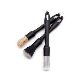 Car Wash Brush Detailing Brush Parts Cleaning Brush, Professional Car Wash Brush, Multi-functional Cleaning Brush, Wheel Cleaning Brush, Soft, Medium, Rigid, 3 Pieces