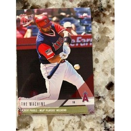 TOPPS 2018 TOPPS NOW PLAYERS WEEKEND CARD ANGELS ALBERT PUJOLS #PW-02