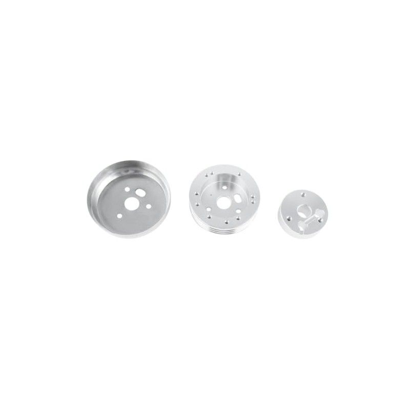 RADREPLA 5 & 6 Hole Steering Wheel Polished Hub Adapter