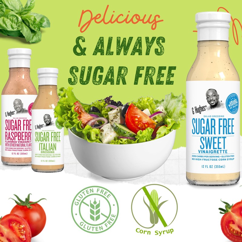 G Hughes Sugar Free Sweet Vinaigrette Dressing - Sugar Free