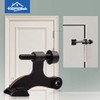 Oil Rubbed Bronze Hinge Pin Door Stopper with Rubber Bumper