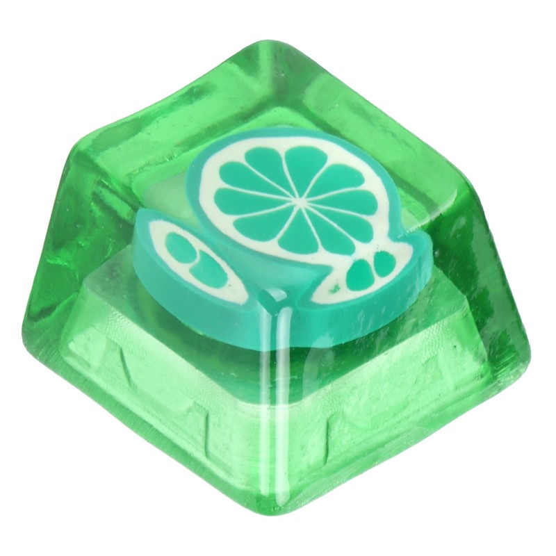 Resin Keycap HandMade CorrosionResistant Universal Mechanical Keyboard Accessories(Lime )