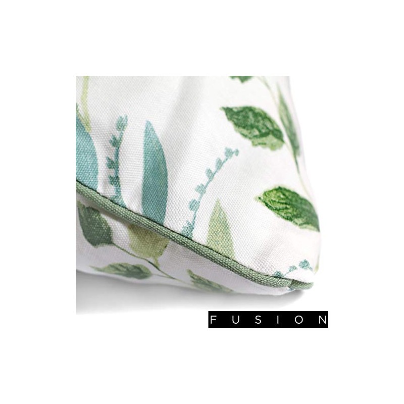 Fusion Fernworthy-100 Cushion Cover, 100% Cotton, Green