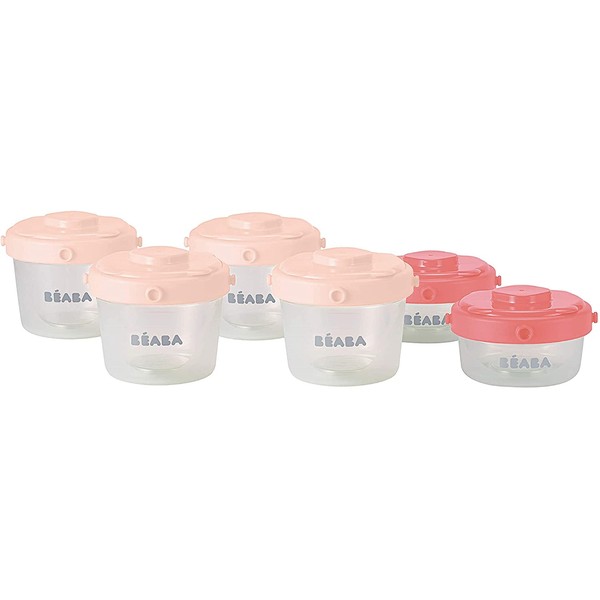 BÉABA - Set of 6 Baby Food Storage Container -