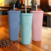 Hogg 24oz Studded Tumbler - Pink, Iced Coffee Cups with