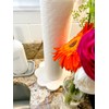 Mud Pie Paper Towel Holder, 13" x 6.5" dia, White