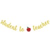 Student to Teacher Banner, Congrats Grad, Thank You Teacher, Class