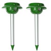 GARDEN SECRETS (2 Pack) Professional Solar MOLE & Snake Repellent,