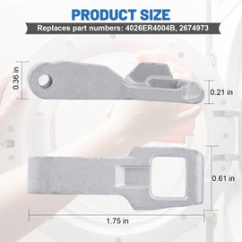 MFG63099101 Washer Door Lock Strik Compatible with LG/Kenmore Washing Machine Door Latch Hook Locker Replacement Part