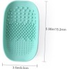 DOITOOL Limpia Brochas de Maquillaje de Silicona Verde Placa de