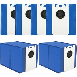 6 Pack 6 Liter Large Capacity Dust Bags Fits for BObsweep UltraVision & UltraVision Pet Self-Empty Robot Vacuum Cleaner Replacement Parts Accessories Disposable Vacuum Bags