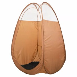 Salon Supply Store Tanning Booth Pop Up Tent - Airbrush Spray Tan Mobile Portable Sunless Beige