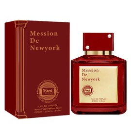 HyBrid & Company Mession De New York Red Eau De Parfum Natural Spray Fresh Floral Scent, 3.4 Fl Oz