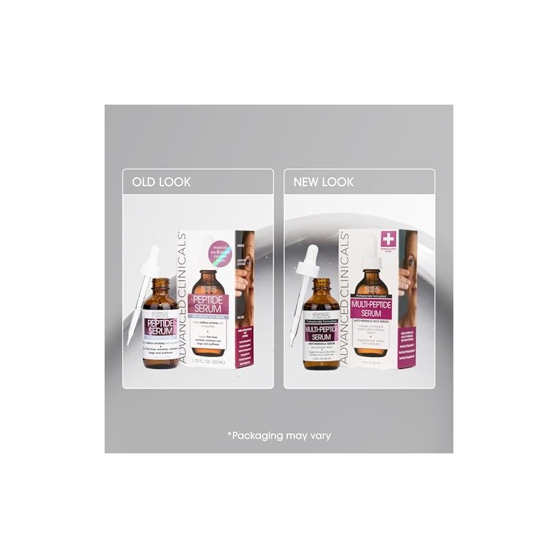 ADVANCED CLINICALS SUERO FACIAL PEPTIDOS ANTI-ARRUGAS CON TRECE ANTIOXIDANTES ORGANICOS