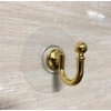 Cciphy Adjustable Self Adhesive Curtain Tieback, Non-Trace Stick Metal Wall