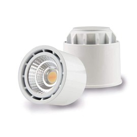 IsoLED LED GU10 Spotlight 10 W 45° Round 2000-2800 K CRI99 Sunset Dimmable Silver