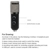 K8 Microphone 3‑Pin Interface Condenser with ECHOVOL Control USB 3.5mm