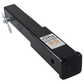 TOPTOW TOPTOW Trailer Hitch Extender, 12 in Extension Length, 2 X 2 Receiver Tube Openning, Fits for 2 inch Receiver, 3500lbs, with 5/8 inch Hitch Pin and Clip
