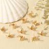 Gosknor 30pcs Gold Butterfly Hair Clips, Metal Mini Hollow Monarch