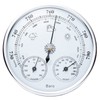 TaJiMy Barometer, Wall Mounted, Analog Type, Triple Meter, Weather Pain,