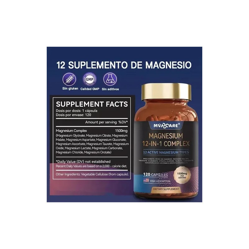 Magnesio Complex Citrato Polvo Glicina