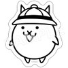 Nyanko Daishouten Original Sticker Set Gamatoto & Nyanko Team (Bottom