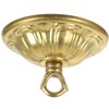 Homoyoyo Antique Style Cast Brass Canopy Light Cover Plate with