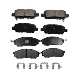 PM Auto Set of 8 Front-Rear Ceramic Brake Pad For 2008-2010 Infiniti EX35