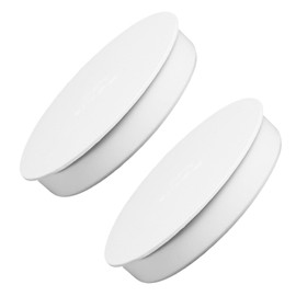 ARYIMYDP 2 Pezzi Copertura per Tubo di Ventilazione 100mm con Coperchio a Molla, Copertura Protettiva per Tubo di Scarico e Fognatura, Valvola per Tubo di Pioggia 100mm in PVC per Tappo di Bocco